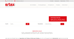 Desktop Screenshot of ertex-solar.at