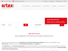 Tablet Screenshot of ertex-solar.at